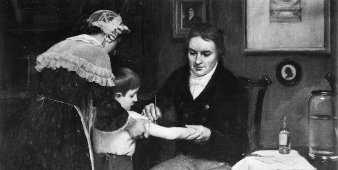 Dr.Edward Jenner Vaccinating Young Boy